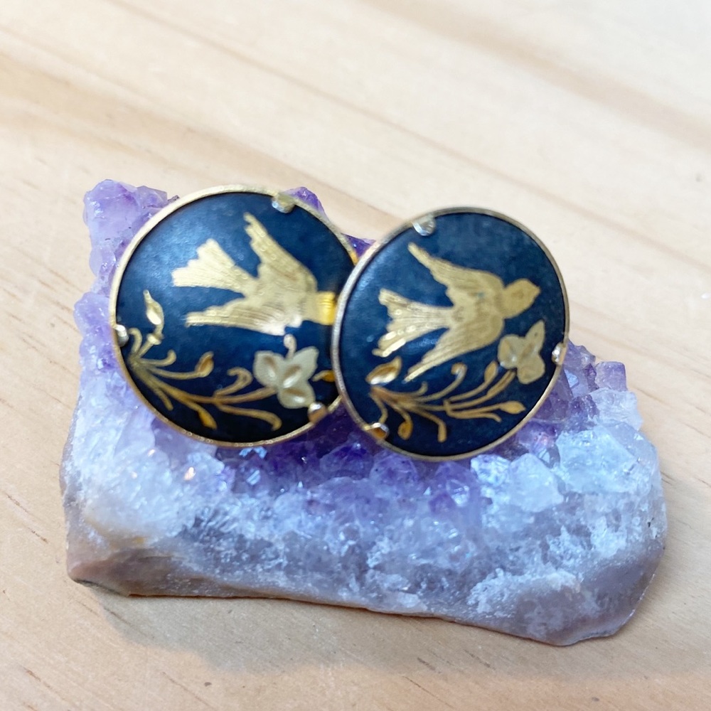 Vintage Sparrow Earrings